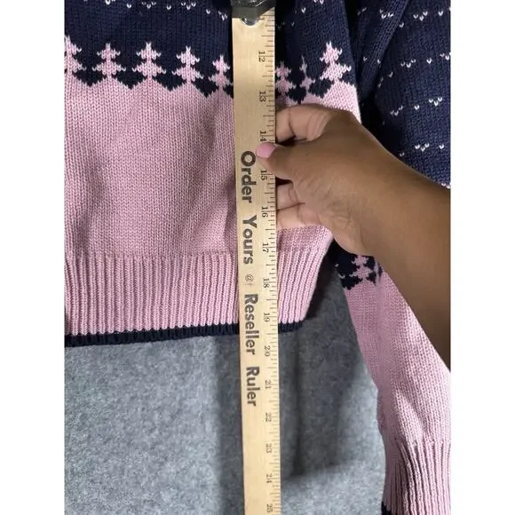 Petite Sophisticate Sweater Women‎ M Pink Cardigan Knitted Feminine Grandmacore - Picture 4 of 6